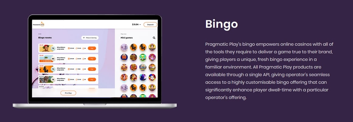 Pragmatic Play Bingo Software Screen Shot