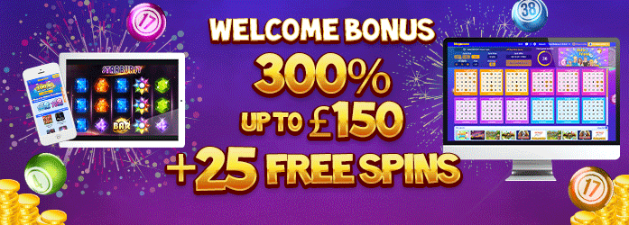 Bingo Cams Welcome Offer Screen Shot