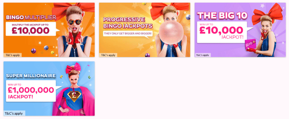 Bingo Games Available At Gossip Bingo