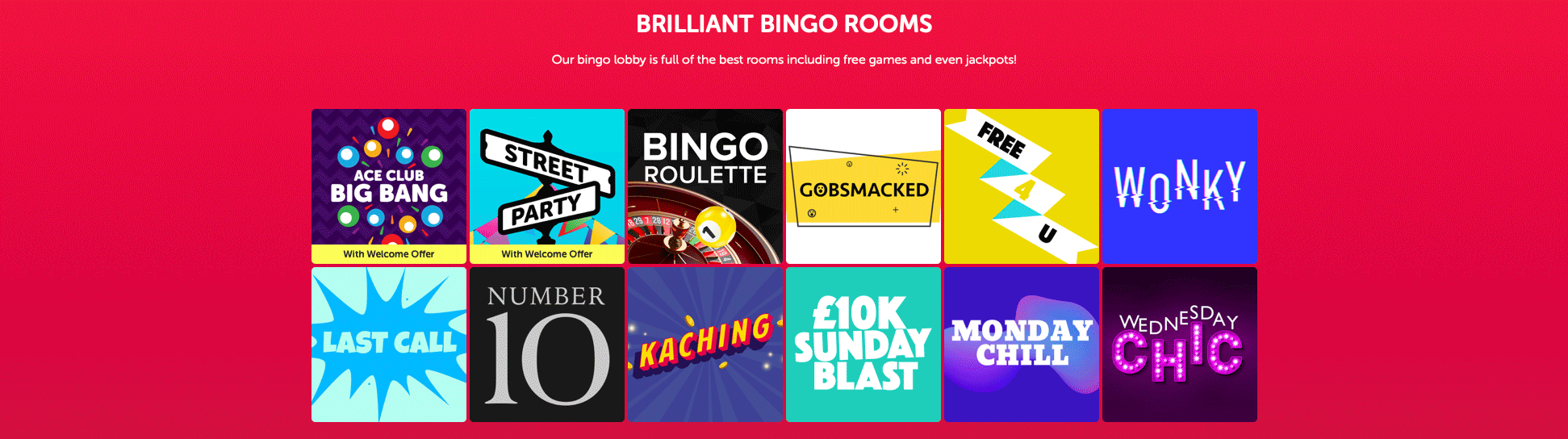 Screen Grab Of Bingo Idol Bingo Rooms