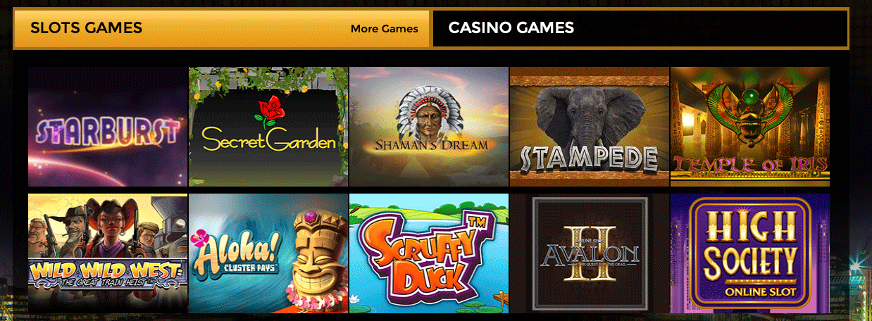 Slot Games At Swanky Bingo