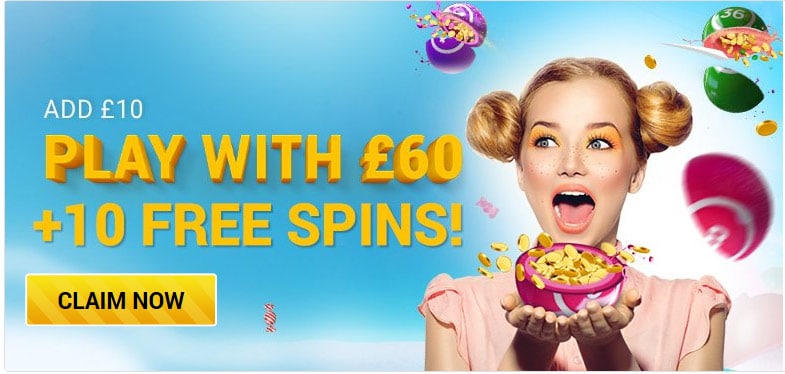 Sugar Bingo Welcome offer